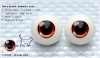 22mm��Meta Acrylic Animetic Eyes (RD-06) Orange Red